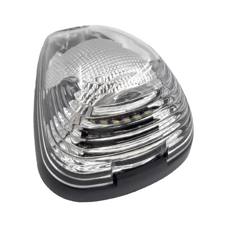 Ford 99-16 Superduty (1-Piece Single Cab Light) Clear Cab Roof Light Lens with 2-Way Forward & Rear Facing White ULTRA High-Power LEDs - 1-Piece Single Cab Light ONLY - Image 3