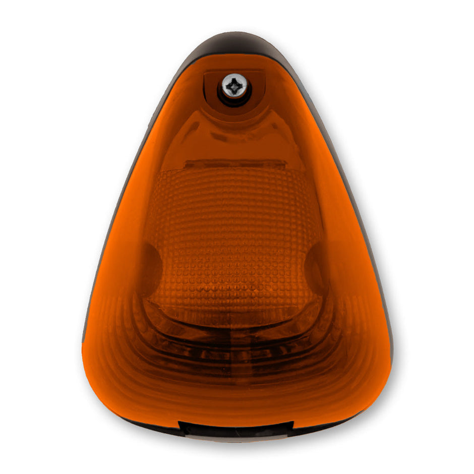 Ford 99-16 Superduty (1-Piece Single Cab Light) Amber Cab Roof Light Lens with 2-Way Forward & Rear Facing Amber ULTRA High-Power LEDs - 1-Piece Single Cab Light ONLY - Image 4
