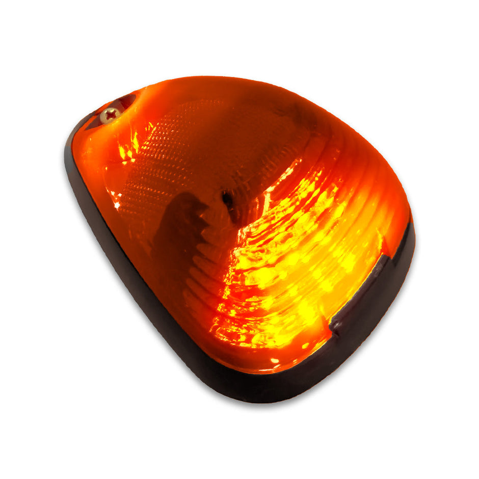 Ford 99-16 Superduty (1-Piece Single Cab Light) Amber Cab Roof Light Lens with 2-Way Forward & Rear Facing Amber ULTRA High-Power LEDs - 1-Piece Single Cab Light ONLY - Image 6