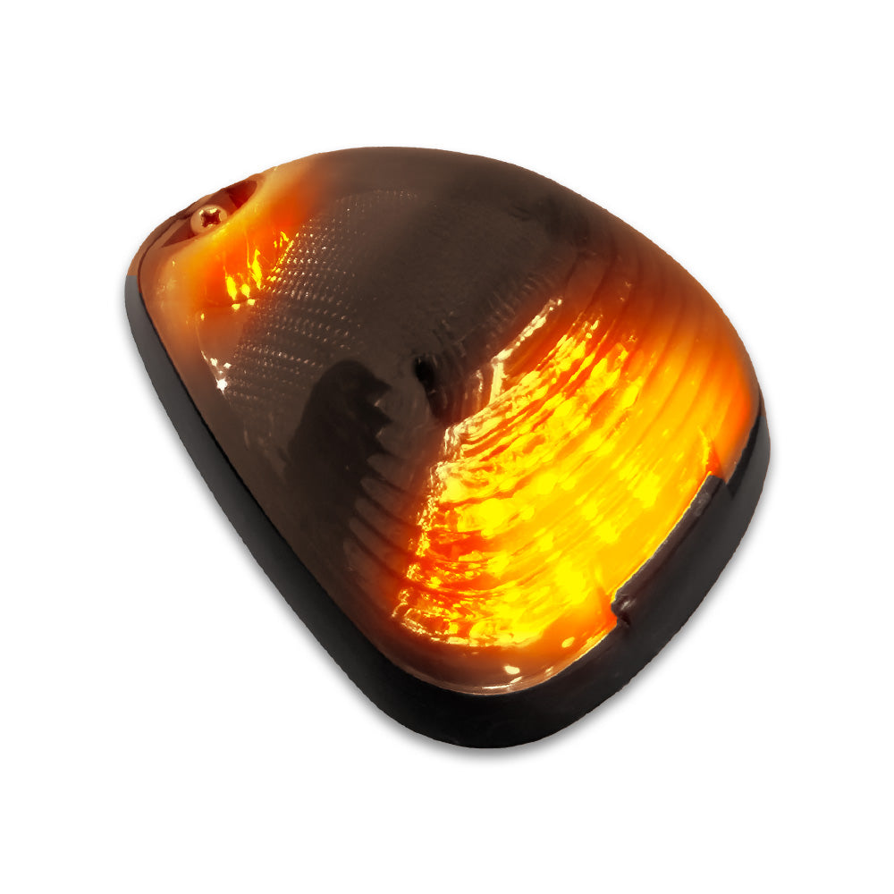 Ford 99-16 Superduty (1-Piece Single Cab Light) Smoked Cab Roof Light Lens with 2-Way Forward & Rear Facing Amber ULTRA High-Power LEDs - 1-Piece Single Cab Light ONLY - Image 6