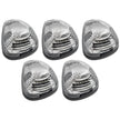 Ford 99-16 Superduty (5-Piece Set) Clear Cab Roof Light Lens with 2-Way Forward & Rear Facing Amber ULTRA High-Power LEDs - (Complete Wiring Kit Sold Separately) - Image 5