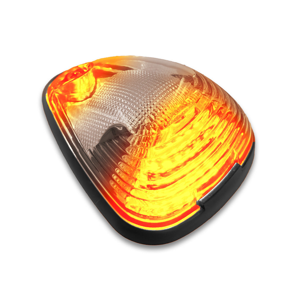 Ford 99-16 Superduty (5-Piece Set) Clear Cab Roof Light Lens with 2-Way Forward & Rear Facing Amber ULTRA High-Power LEDs - (Complete Wiring Kit Sold Separately) - Image 6