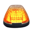 Ford 99-16 Superduty (1-Piece Single Cab Light) Clear Cab Roof Light Lens with 2-Way Forward & Rear Facing Amber ULTRA High-Power LEDs - 1-Piece Single Cab Light ONLY