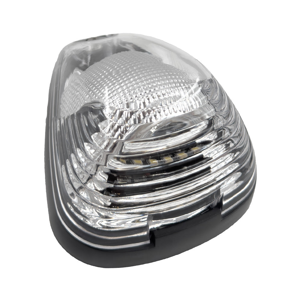 Ford 99-16 Superduty (1-Piece Single Cab Light) Clear Cab Roof Light Lens with 2-Way Forward & Rear Facing Amber ULTRA High-Power LEDs - 1-Piece Single Cab Light ONLY - Image 5