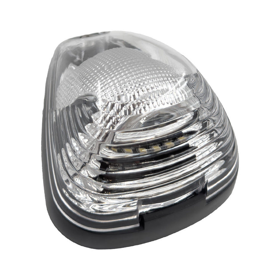 Ford 99-16 Superduty (1-Piece Single Cab Light) Clear Cab Roof Light Lens with 2-Way Forward & Rear Facing Amber ULTRA High-Power LEDs - 1-Piece Single Cab Light ONLY - Image 5