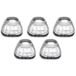 Ford 99-16 Superduty (5-Piece Set) Clear Lens with White & Amber Strobe LED's & White or Amber Running Light LED's - Complete Kit With Wiring & Hardware