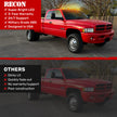 Dodge 99-02 RAM (5-Piece Set) Clear Cab Roof Light Lens with Amber LED's - Image 3
