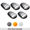 Dodge 03-18 RAM Heavy-Duty 2500 & 3500 (5-Piece Set) Smoked Cab Roof Light Lens with 2-Way Forward & Rear Facing White ULTRA High-Power LEDs - (Complete Wiring Kit Sold Separately) - Image 2