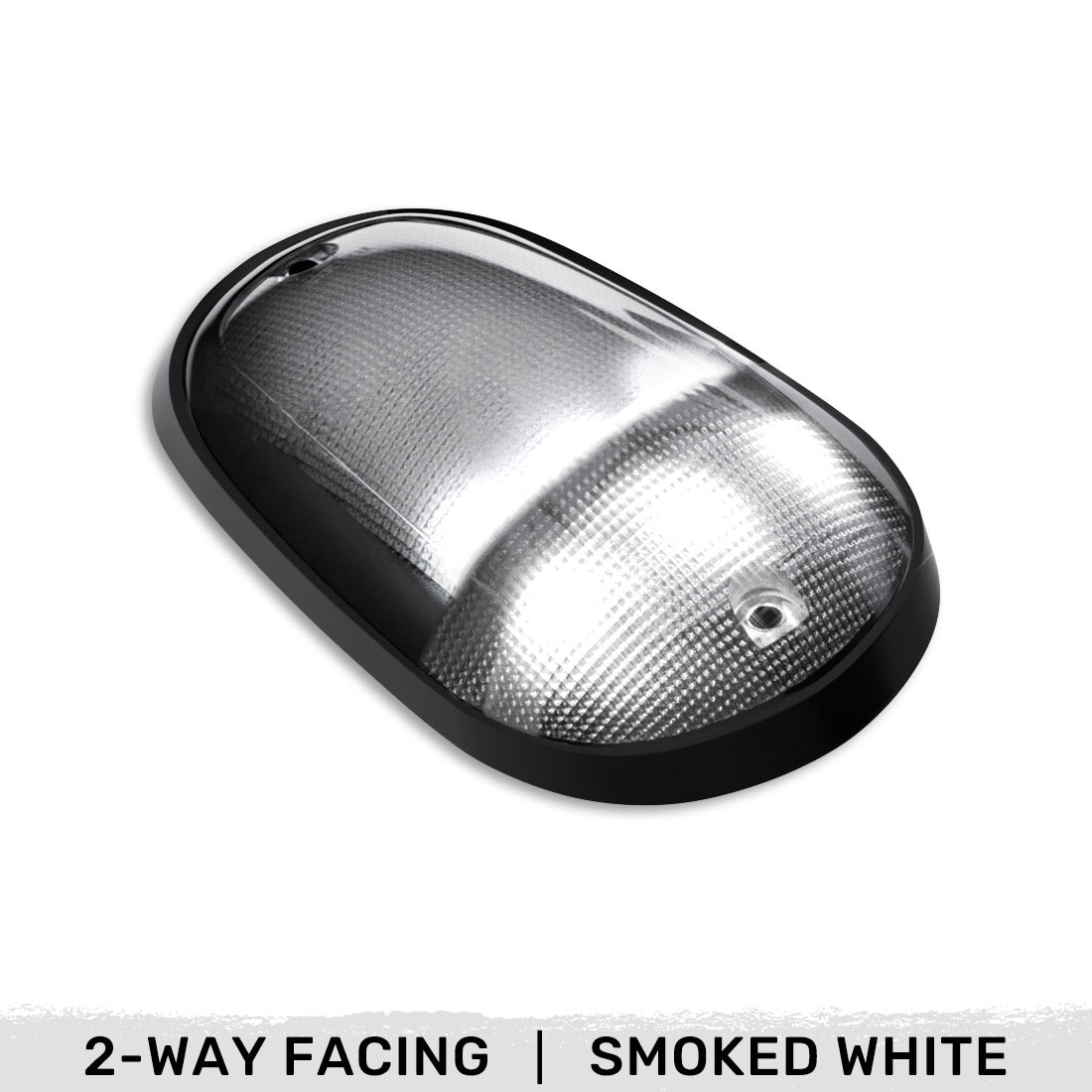 Dodge 03-18 RAM Heavy-Duty 2500 & 3500 (1-Piece Single Cab Light) Smoked Cab Roof Light Lens with 2-Way Forward & Rear Facing White ULTRA High-Power LEDs - 1-Piece Single Cab Light ONLY - Image 5
