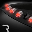 Dodge 03-18 RAM Heavy-Duty 2500 & 3500 (5-Piece Set) Clear Cab Roof Light Lens with RGB (Multi-Colored) High-Power LED's - Complete Kit With Wiring & Hardware - ATTN: Cab Lights are User Controlled by Bluetooth Using App Thru Mobile Phone / Tablet - MULTI-COLORED - Image 2