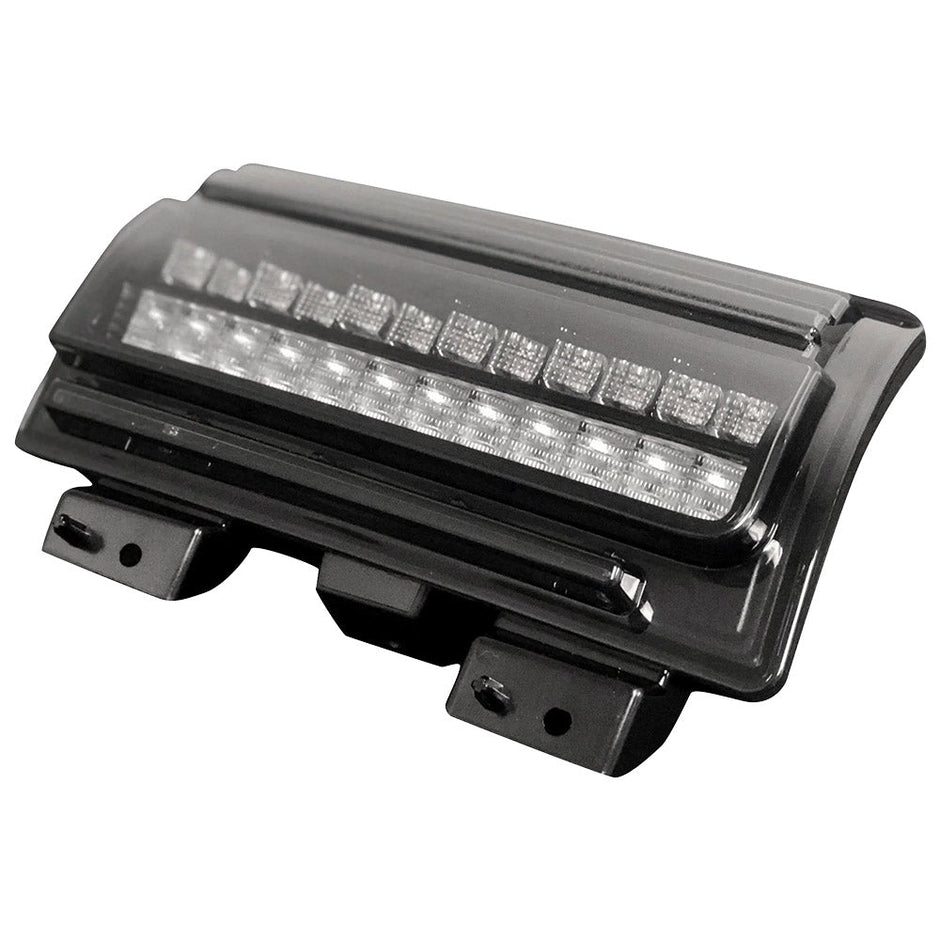 Jeep 18-23 JL Wrangler Front High Power White OLED DRL with High Power Amber Scanning Switchback OLED Turn Signal 2-Piece Set (Replaces OEM Halogen Version - Does Not Fit Sport Model) - Smoked Lens - Image 3