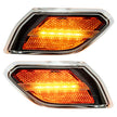 Jeep 18-23 JL Wrangler Front Fender Side Marker Lenses with High Power Amber LED's 2-Piece Set (Replaces OEM Amber Colored Lens) - Smoke Lens - Image 6