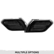 Jeep 18-23 JL Wrangler Front Fender Side Marker Lenses with High Power Amber LED's 2-Piece Set (Replaces OEM Amber Colored Lens) - Smoke Lens