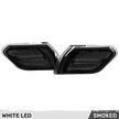 Jeep 18-23 JL Wrangler Front Fender Side Marker Lenses with High Power Amber LED's 2-Piece Set (Replaces OEM Amber Colored Lens) - Smoke Lens - Image 2