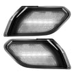 Jeep 18-23 JL Wrangler Front Fender Side Marker Lenses with High Power White LED's 2-Piece Set (Replaces OEM Amber Colored Lens) - Smoke Lens - Image 3