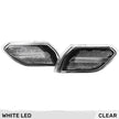 Jeep 18-23 JL Wrangler Front Fender Side Marker Lenses with High Power Amber LED's 2-Piece Set (Replaces OEM Amber Colored Lens) - Smoke Lens - Image 4