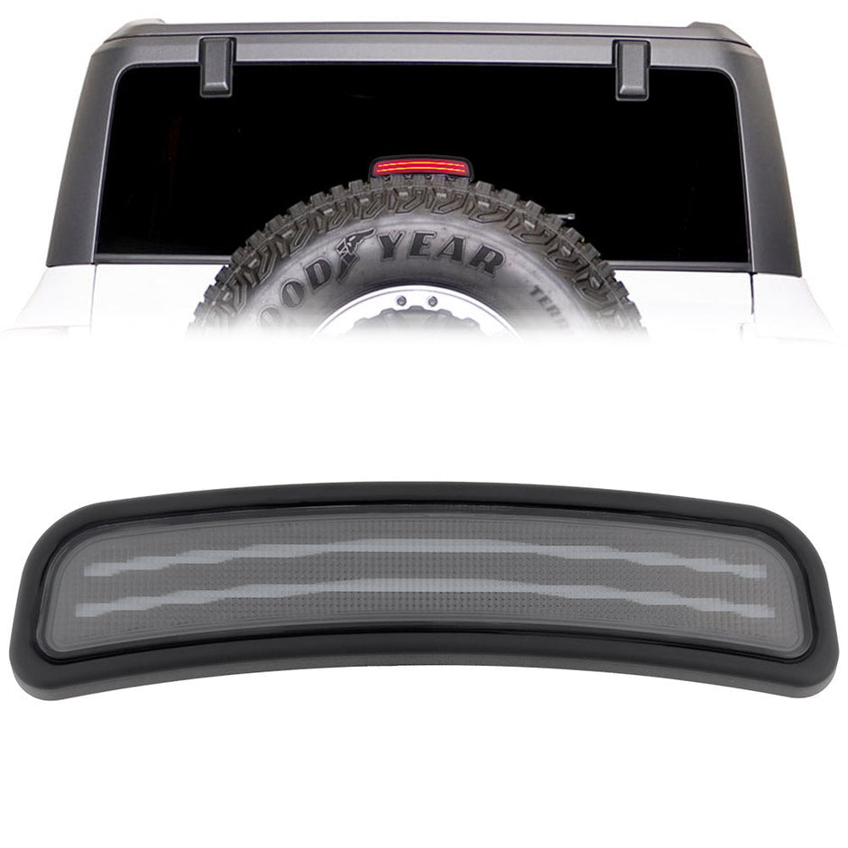 Ford 21-23 BRONCO ULTRA HIGH POWER Red LED 3rd Brake Light Kit - Clear Lens