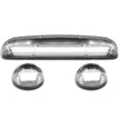 GMC & Chevy 02-07 (1st GEN Classic Body Style) Heavy-Duty (3-Piece Set) Clear Cab Roof Light Lens with 2-Way Forward & Rear Facing White ULTRA High-Power LEDs - (Complete Wiring Kit Sold Separately) - Image 4