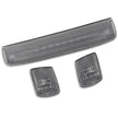 GMC & Chevy 15-19 (3rd GEN Body Style) Heavy-Duty (3-Piece Set) Clear Cab Roof Light Lens with 2-Way Forward & Rear Facing Amber ULTRA High-Power LEDs - (Plug-N-Play Installation Replaces OEM Installed Cab Roof Lights) - Image 2