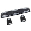 GMC & Chevy 20-23 (4th GEN Body Style) Heavy-Duty (3-Piece Set) Clear Cab Roof Light Lens with 2-Way Forward & Rear Facing White ULTRA High-Power LEDs - (Plug-N-Play Replacement for OEM Factory Installed Cab Roof Lights) - Image 2