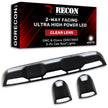 GMC & Chevy 20-23 (4th GEN Body Style) Heavy-Duty (3-Piece Set) Clear Cab Roof Light Lens with 2-Way Forward & Rear Facing White ULTRA High-Power LEDs - (Includes Complete Wiring Kit For Installation On Truck That DID NOT Come With OEM Installed Cab Roof Lights) - Image 2