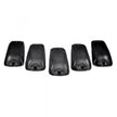 GMC & Chevy 88-02 CK Heavy-Duty (5-Piece Set) Smoked Cab Roof Light Lenses Only & Amber 194 LED Bulbs
