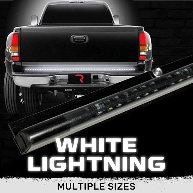60" Tailgate Bar w/ Red LED Brake Lights & White LED Reverse Lights (60" bar fits most full-sized trucks and SUV's)