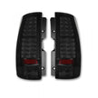 Chevy & GMC Tahoe, Yukon, Suburban, Denali 07-11 LED TAIL LIGHTS - Smoked Lens