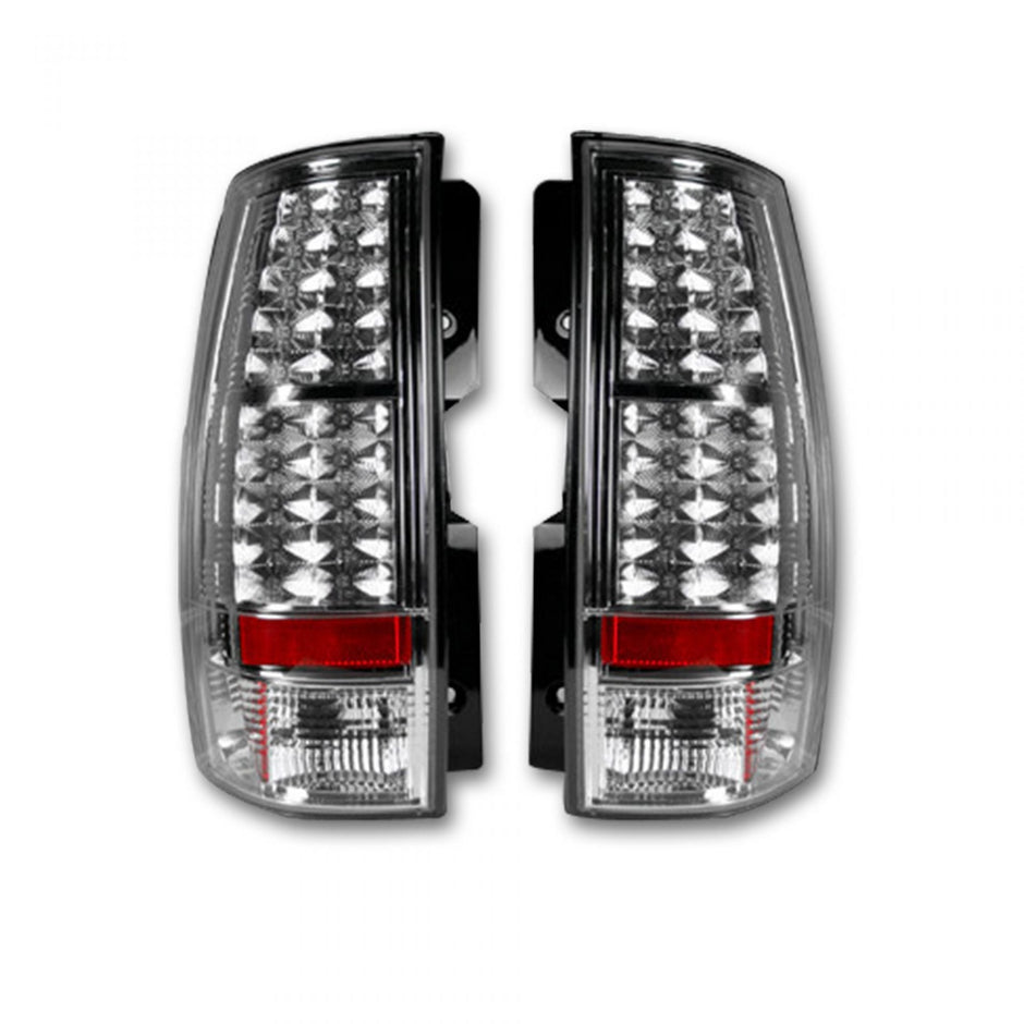 Chevy & GMC Tahoe, Yukon, Suburban, Denali 07-11 LED TAIL LIGHTS - Clear Lens