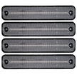 Hummer H2 02-10 Front & Rear LED Fender Lights 4 Piece Kit Includes 2 AMBER LEDs & 2 RED LEDs - Clear Lens
