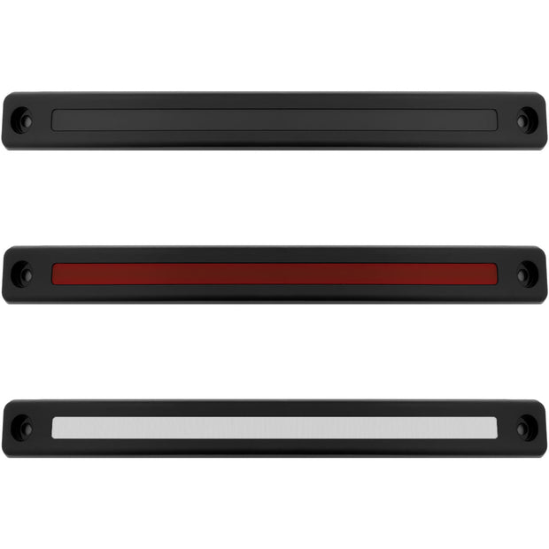 Ford Superduty 17-23 Mini LED Tailgate Light Bar w/ Smooth OLED Red Running Lights - Plug-N-Play for all 17-23 Ford Superduty Dually Trucks - Smoked - Image 2