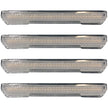 GMC 20-23 Sierra HD (4th GEN) Fender Lenses (4-Piece Set) w/ 4 Amber LED Lights (Attn: Fits All Single-Wheel HD & Dually Trucks) - Clear Lens w/ Chrome Trim