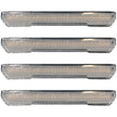 GMC 20-23 Sierra HD (4th GEN) Fender Lenses (4-Piece Set) w/ 4 White LED Lights (Attn: Fits All Single-Wheel HD & Dually Trucks) - Clear Lens w/ Chrome Trim - Image 2