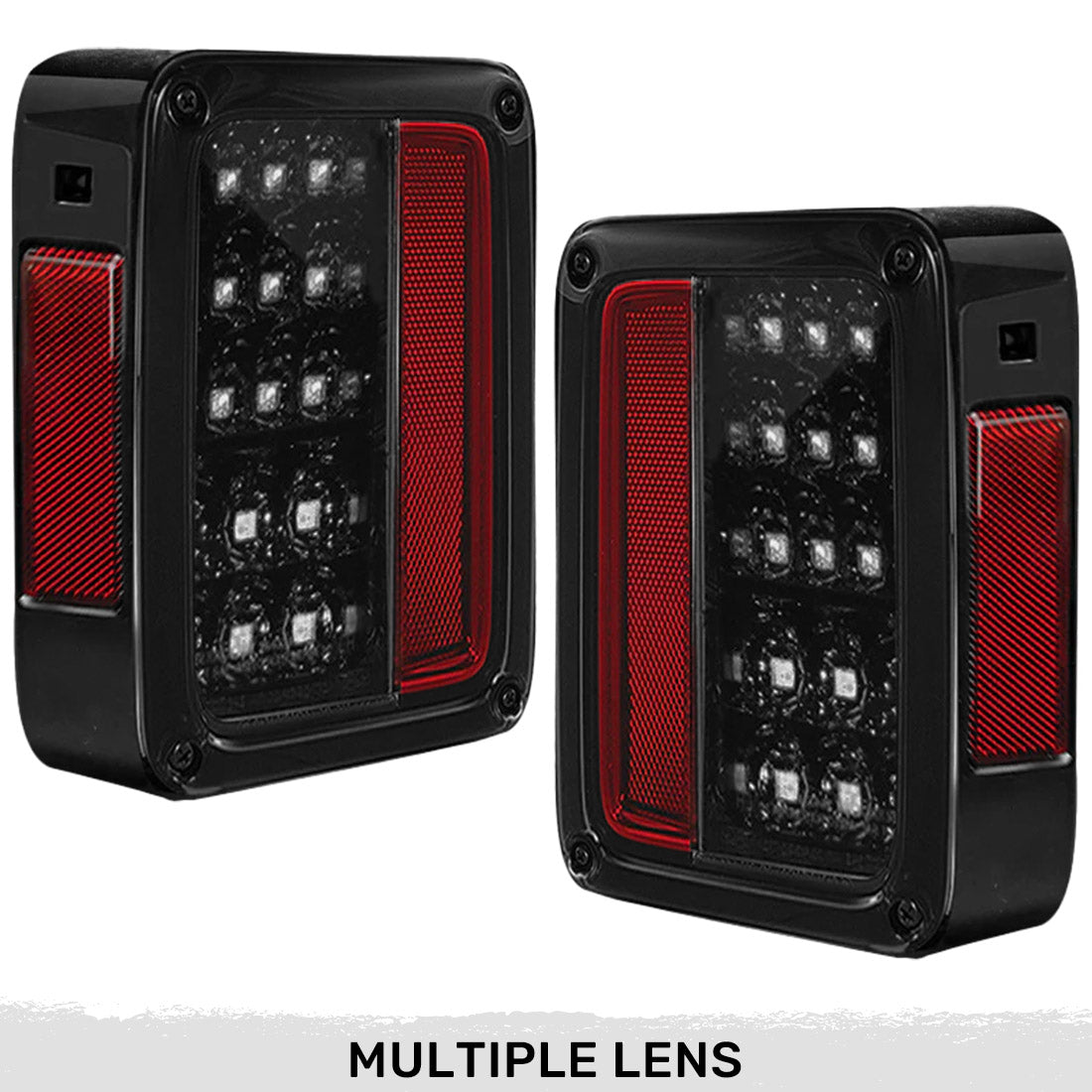Jeep 07-18 JK Wrangler LED Taillights - Smoked Lens