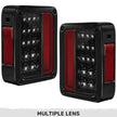Jeep 07-18 JK Wrangler LED Taillights - Smoked Lens
