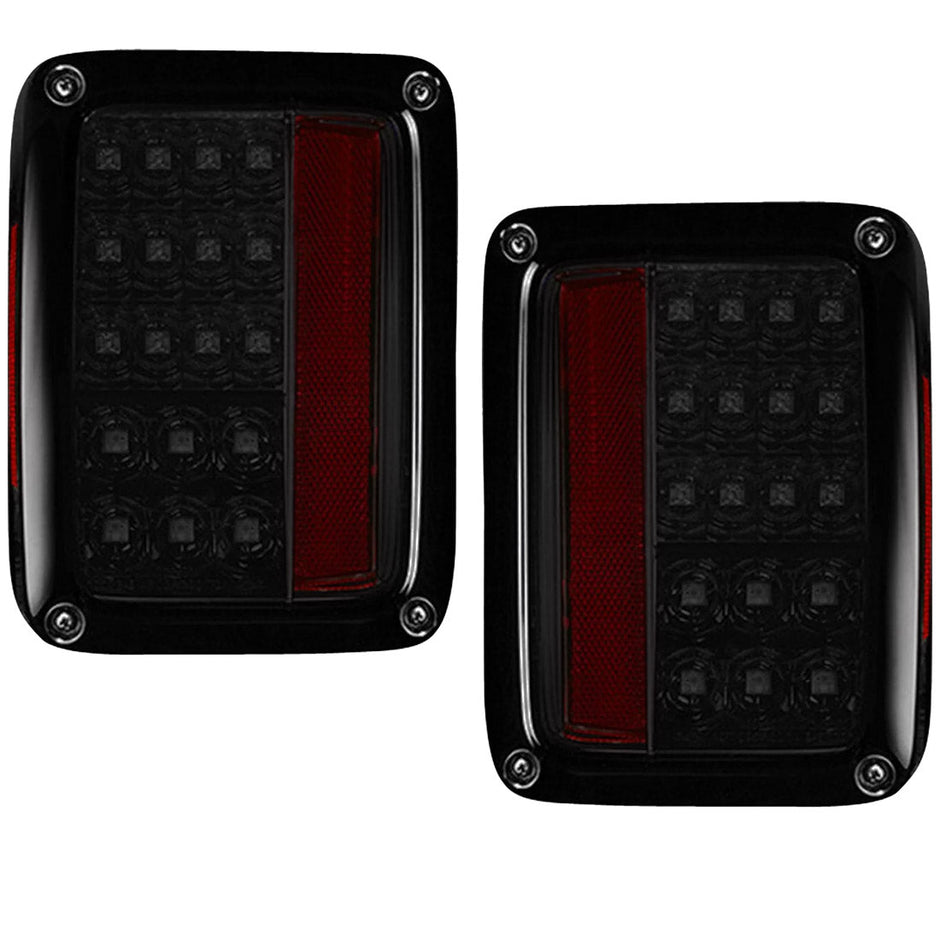 Jeep 07-18 JK Wrangler LED Taillights - Smoked Lens - Image 5