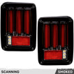 Jeep 07-18 JK Wrangler OLED Tail Lights w/ Red Brake & Running Lights & Red Scanning Turn Signals - Smoked Lens - Image 3