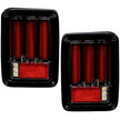 Jeep 07-18 JK Wrangler OLED Tail Lights w/ Red Brake & Running Lights & Red Scanning Turn Signals - Smoked Lens - Image 5