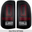 GMC Sierra 14-18 1500 & 14-19 2500/3500 (Only Fits 3rd GEN Single-Wheel GMC Sierra with Factory OEM Halogen Tail Lights) OLED TAIL LIGHTS - Smoked Lens