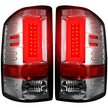 GMC Sierra 14-18 1500 & 14-19 2500/3500 (Only Fits 3rd GEN Single-Wheel GMC Sierra with Factory OEM Halogen Tail Lights) OLED TAIL LIGHTS - Clear Lens - Image 2