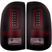 GMC Sierra 14-18 1500 & 14-19 2500/3500 (Only Fits 3rd GEN Single-Wheel GMC Sierra with Factory OEM Halogen Tail Lights) OLED TAIL LIGHTS - Dark Red Smoked Lens - Image 2