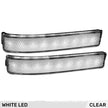 Ford 09-14 F150 & RAPTOR Side Mirror Lenses w/ WHITE LED Running Lights or Turn Signals (2-Piece Set) - Clear Lens