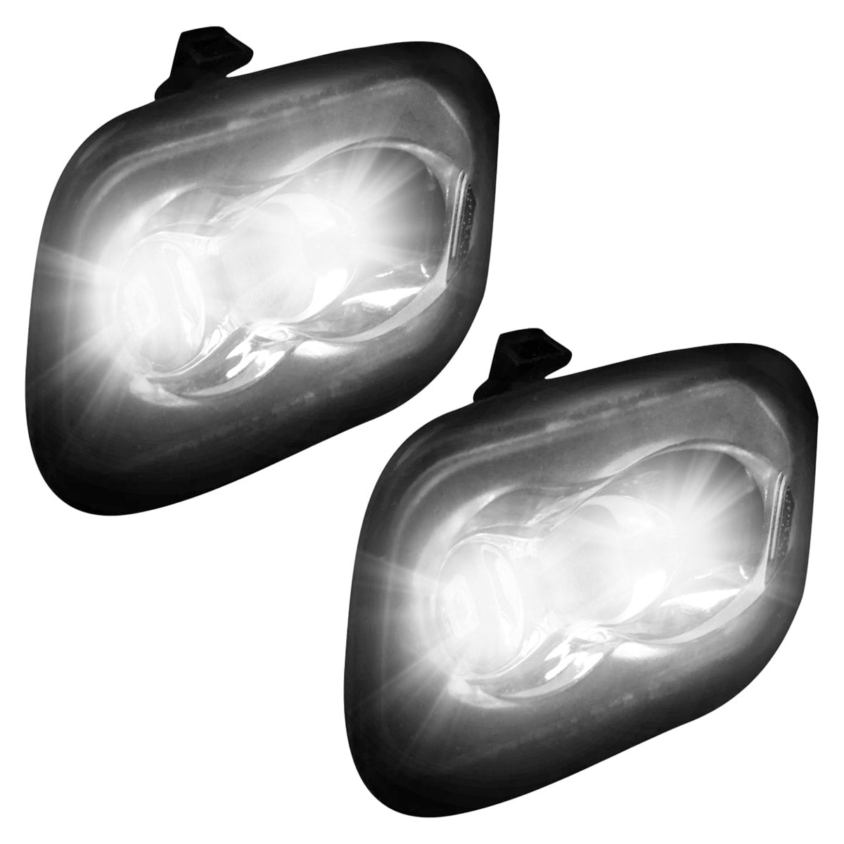Ford 17-23 SUPERDUTY & 15-20 F150 & 17-20 RAPTOR & 21-23 BRONCO Ultra High Power LED Mirror / Puddle Light Kit - WHITE - Image 3