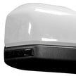 Ford 15-17 F150 & 17-19 RAPTOR Side Mirror Lenses w/ AMBER LED Turn Signals & WHITE LED Auxillary Lights (2-Piece Set) - Smoked Lens