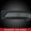 Dodge 19-23 RAM 1500/2500/3500 Side Mirror Lenses (2-Piece Set) w/ AMBER Scanning LED Turn Signals - Smoked Lens - Image 4