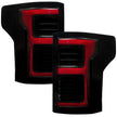 Ford F150 15-17 & RAPTOR 17-19 (Replaces OEM LED Style Tail Lights w/ Blind Spot Warning System) OLED TAIL LIGHTS - Smoked Lens - Image 3