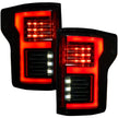 Ford F150 15-17 & RAPTOR 17-19 (Replaces OEM LED Style Tail Lights w/ Blind Spot Warning System) OLED TAIL LIGHTS - Smoked Lens - Image 5