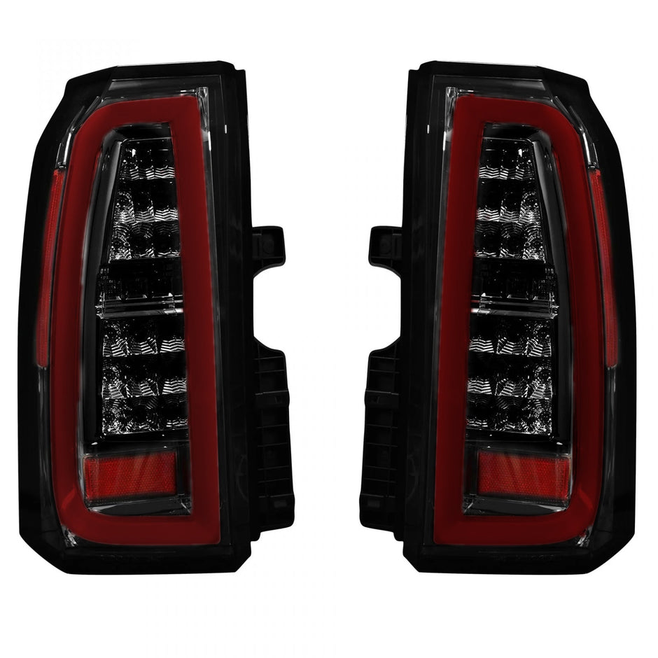 Chevy Tahoe & Suburban 15-20 OLED Bar-Style LED TAIL LIGHTS - Smoked Lens