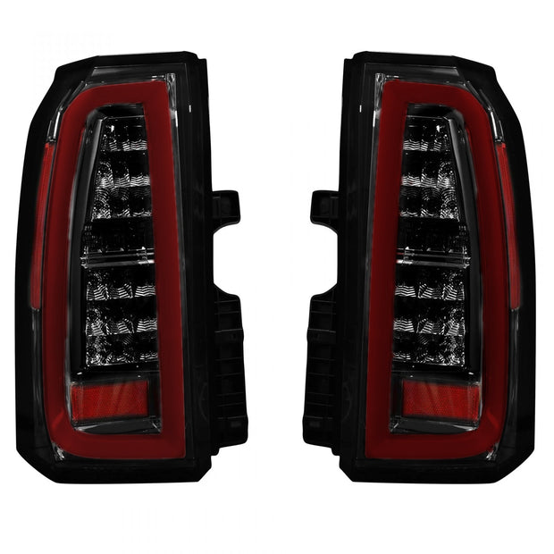Chevy Tahoe & Suburban 15-20 OLED Bar-Style LED TAIL LIGHTS - Smoked Lens