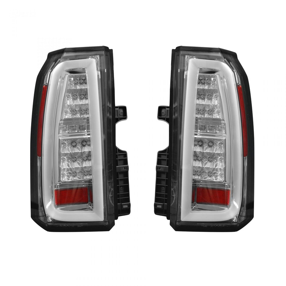 Chevy Tahoe & Suburban 15-20 OLED Bar-Style LED TAIL LIGHTS - Clear Lens